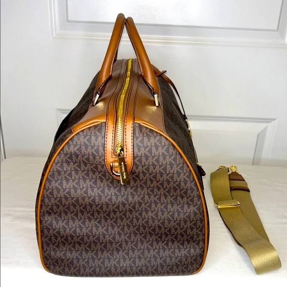 Michael Kors Jet Set Travel Extra-Large Signature Logo Duffel Bag - Picture 5 of 15